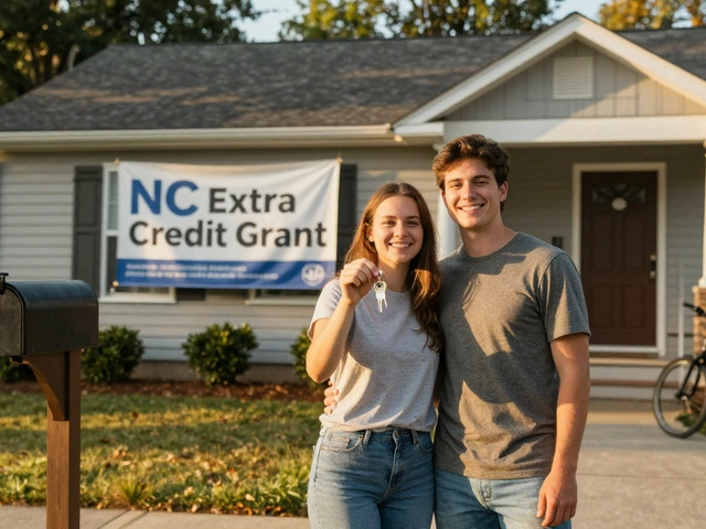 What is the NC Extra Credit Grant for First-Time Home Buyers?